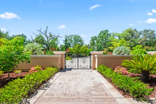 Landscaped grounds